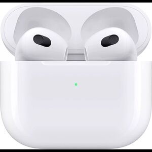 Apple AirPods (3rd Generation) Wireless Earbuds with Lightning Charging Case.
